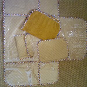 Matelas à langer portables pour bébé -Jaune